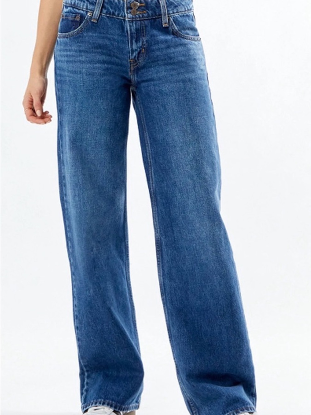 Levi's Blue Wide-Leg Jeans